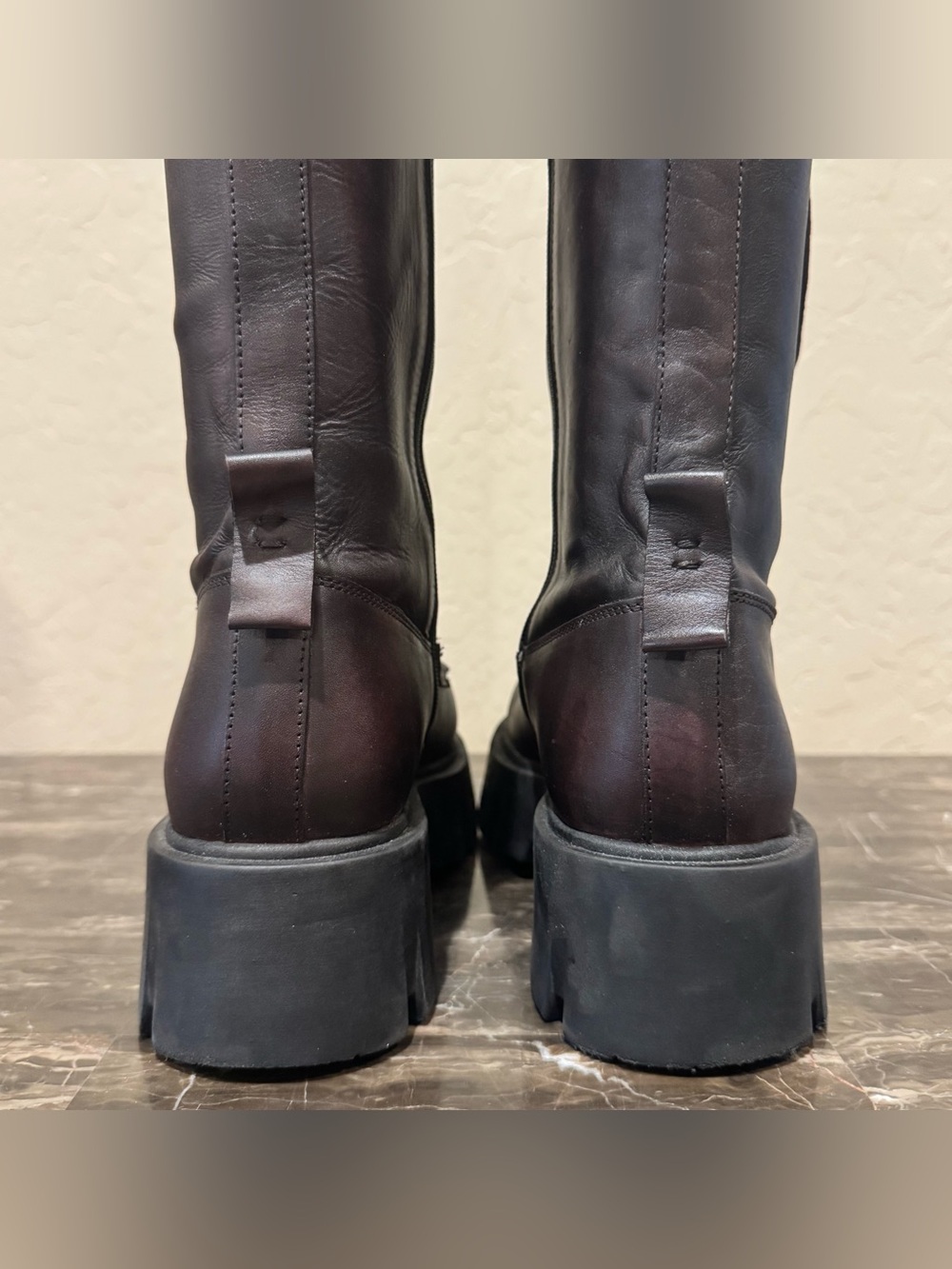 Free People Jones Leather Lace Up Combat Boots - Picture 10 of 15